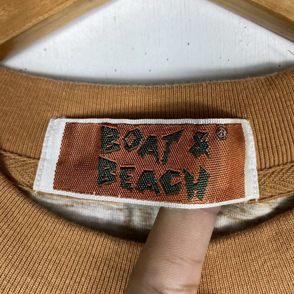 Life's a Beach VINTAGE 90's BOAT & BEACH FINE ART FULLPRINT TEE Size US XL / EU 56 / 4 - 9 Thumbnail