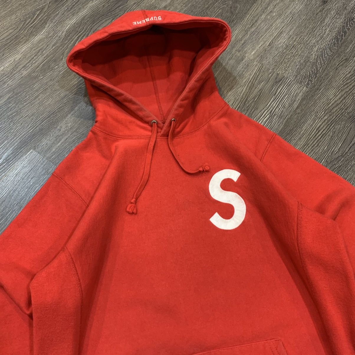 Supreme Supreme S Logo FW15 Hoodie Red Size US M / EU 48-50 / 2 - 2 Thumbnail