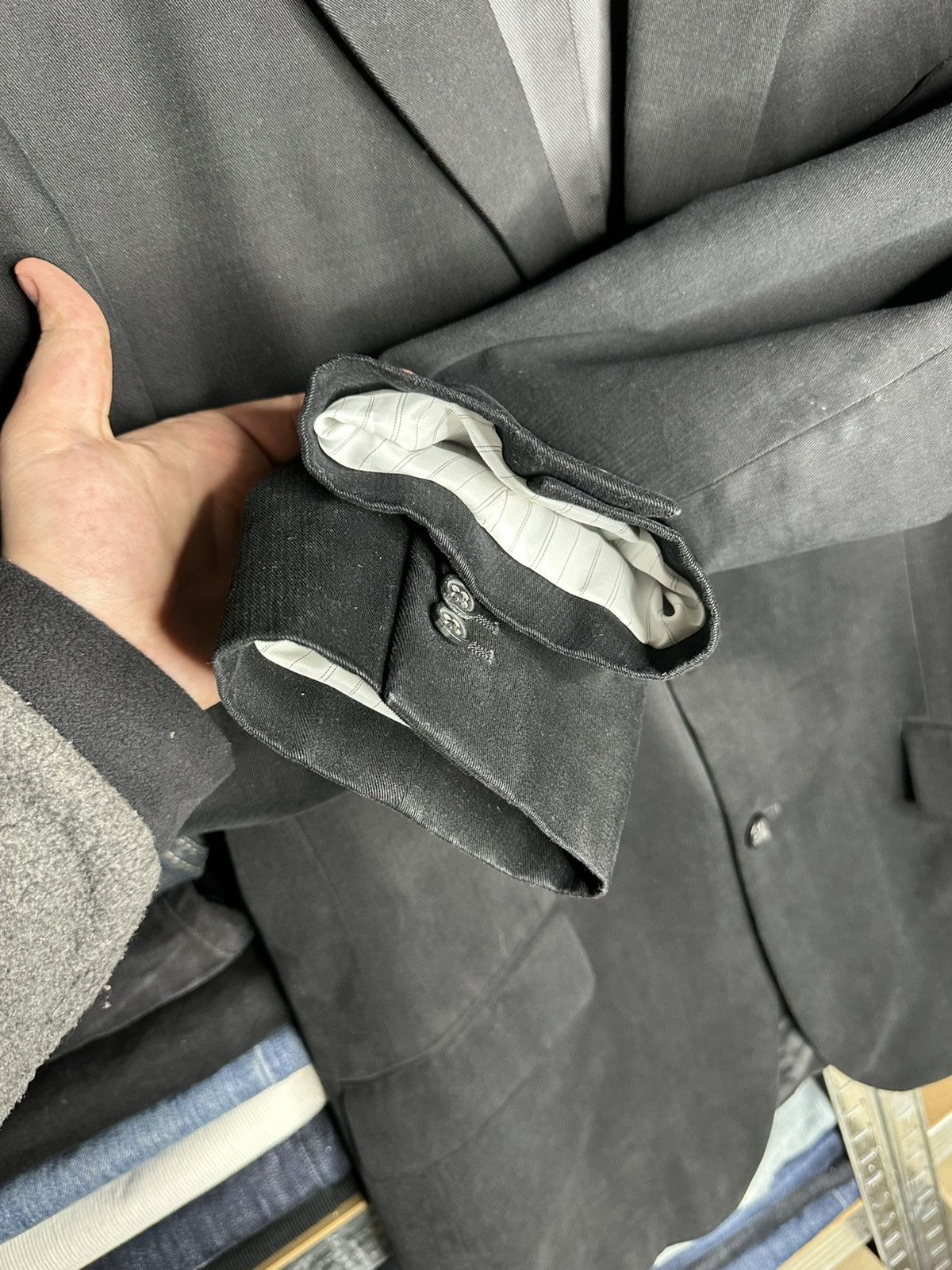Banana Republic Banana Republic Tailored Blazer Jacket Single Breasted 42R Size 42R - 9 Thumbnail
