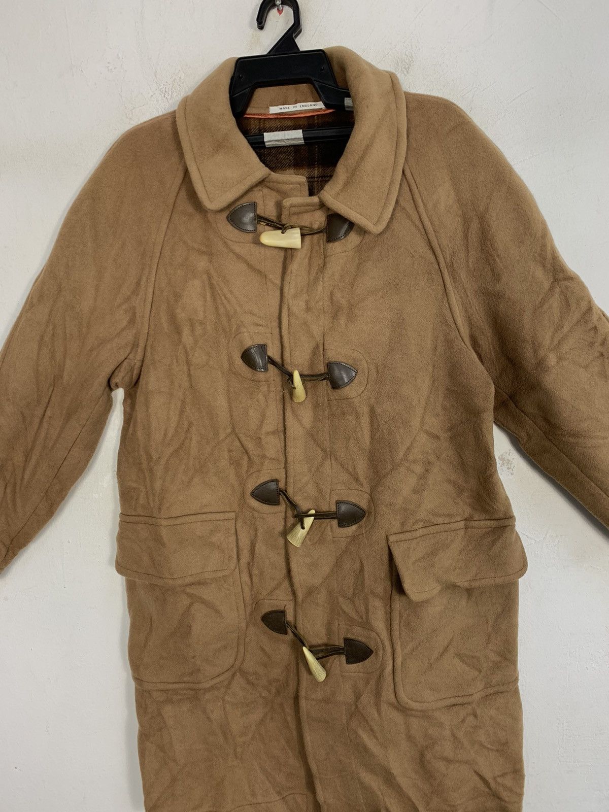 Original Montgomery 90s Montgomery By Tibbet Duffel Jacket Coat Checked Inner Size US S / EU 44-46 / 1 - 3 Thumbnail