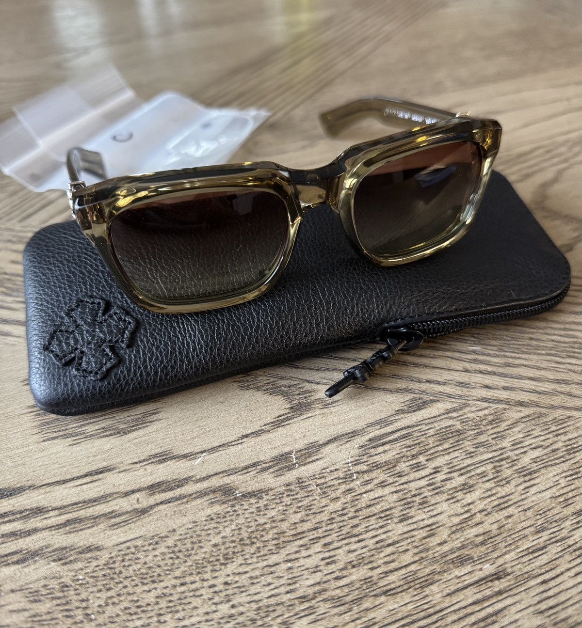 Chrome Hearts Chrome Hearts “See You In Tea” Olive Glasses Size ONE SIZE - 1 Thumbnail