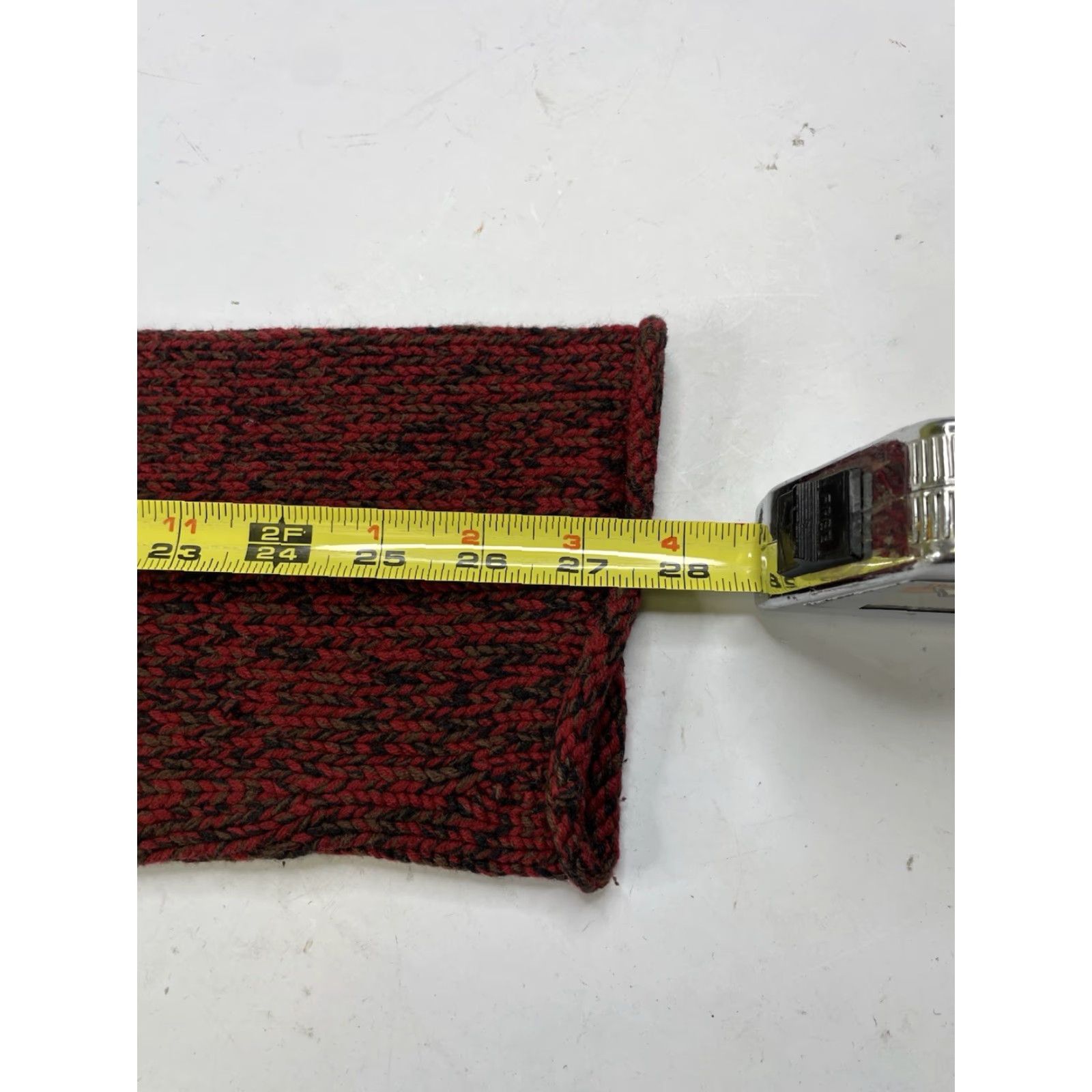 Jones New York VINTAGE Jones New York Sweater Rolled Neck Knit Red Womens Large L Pullover Cotton Blend Knit Western Gen? Size L / US 10 / IT 46 - 4 Thumbnail