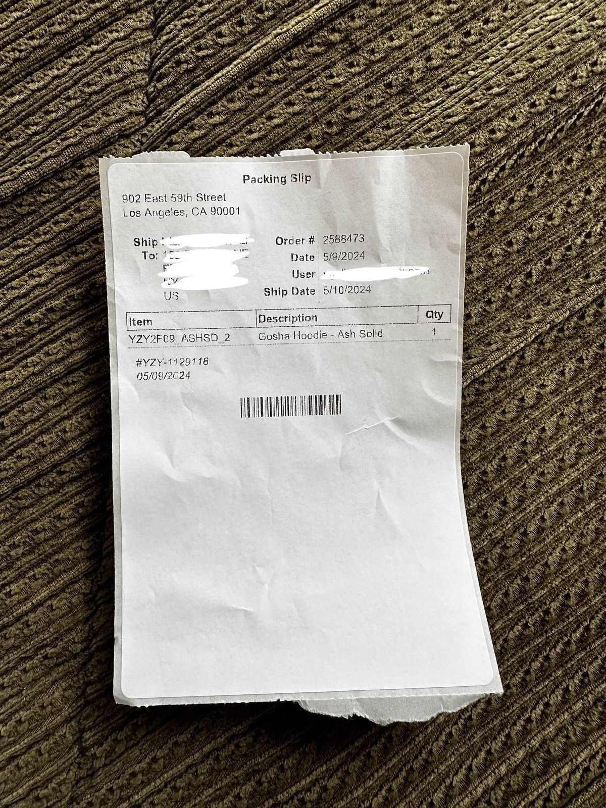 Gosha Rubchinskiy YZY Hoodie Heather Grey Size US M / EU 48-50 / 2 - 5 Thumbnail