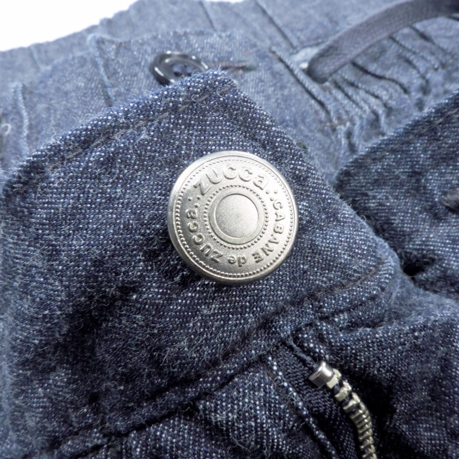 CABANE de ZUCCa ISSEY MIYAKE CABANE DE ZUCCA INDIGO DENIM PANTS Size US 30 / EU 46 - 8 Thumbnail