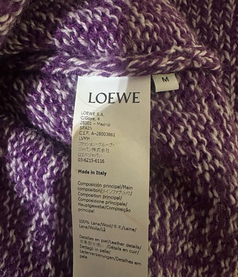 Loewe LOEWE The sweater was purple Size M / US 6-8 / IT 42-44 - 3 Thumbnail