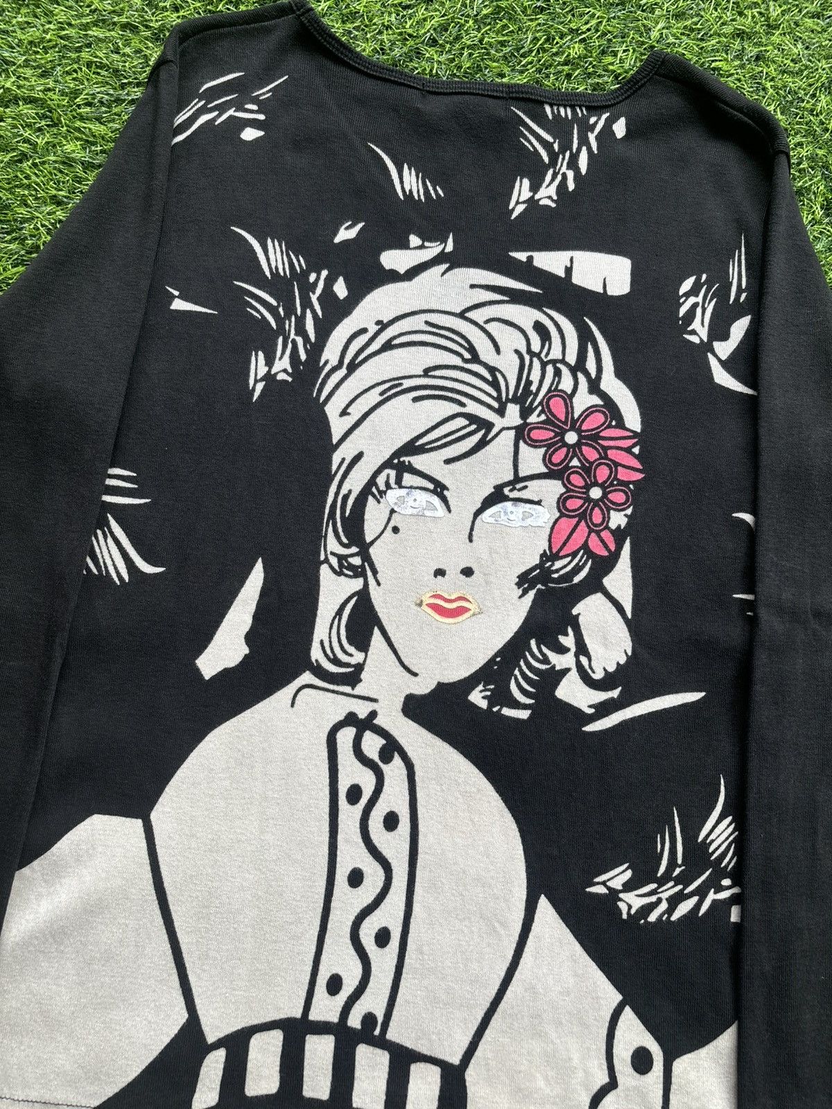 Hysteric Glamour Y2k Oustooc Barcelona Women's Longsleeve Size M / US 6-8 / IT 42-44 - 7 Thumbnail