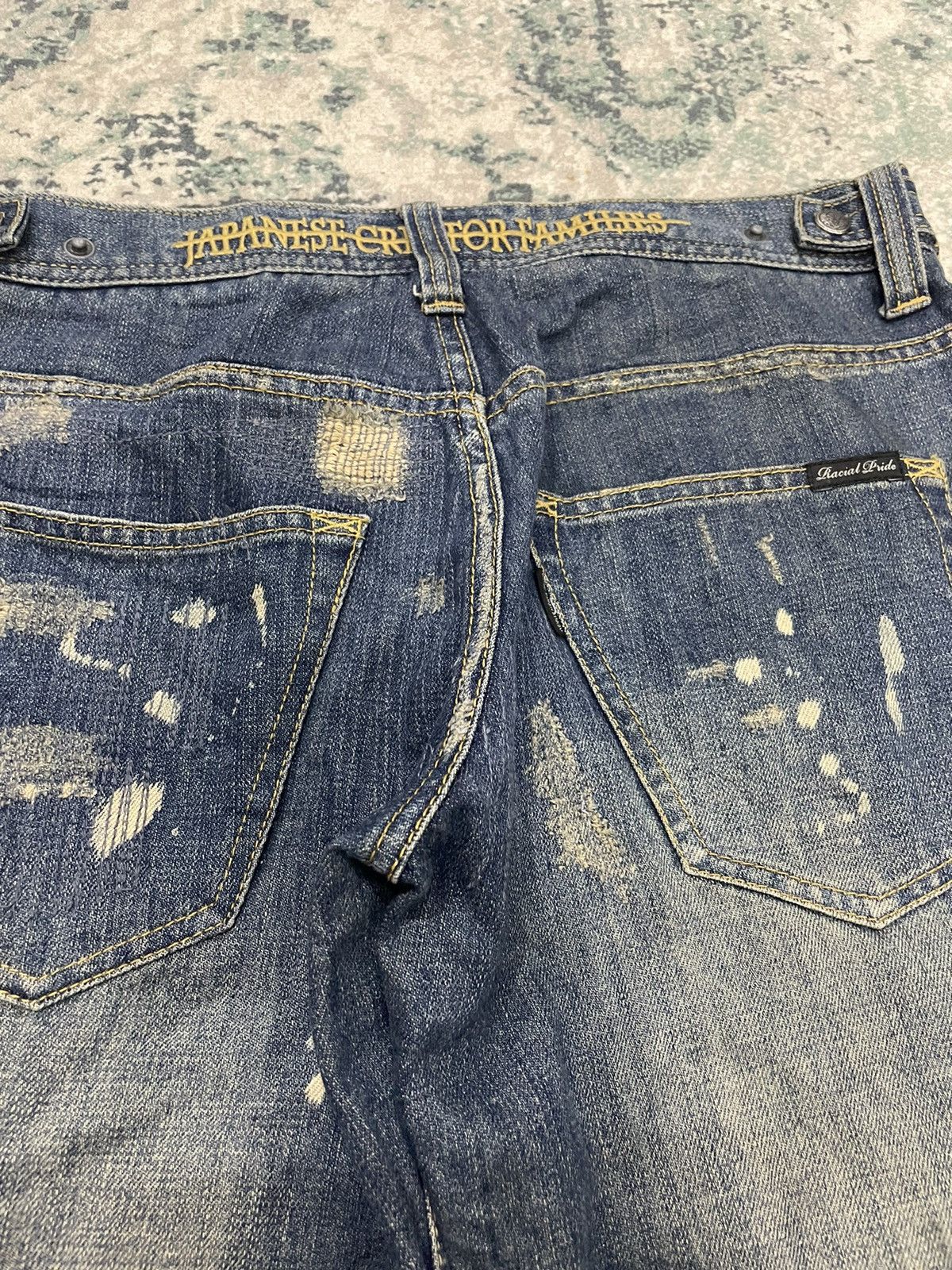 Other Of The Neige Style Distressed Flare Denim Jeans Size US 32 / EU 48 - 19 Thumbnail