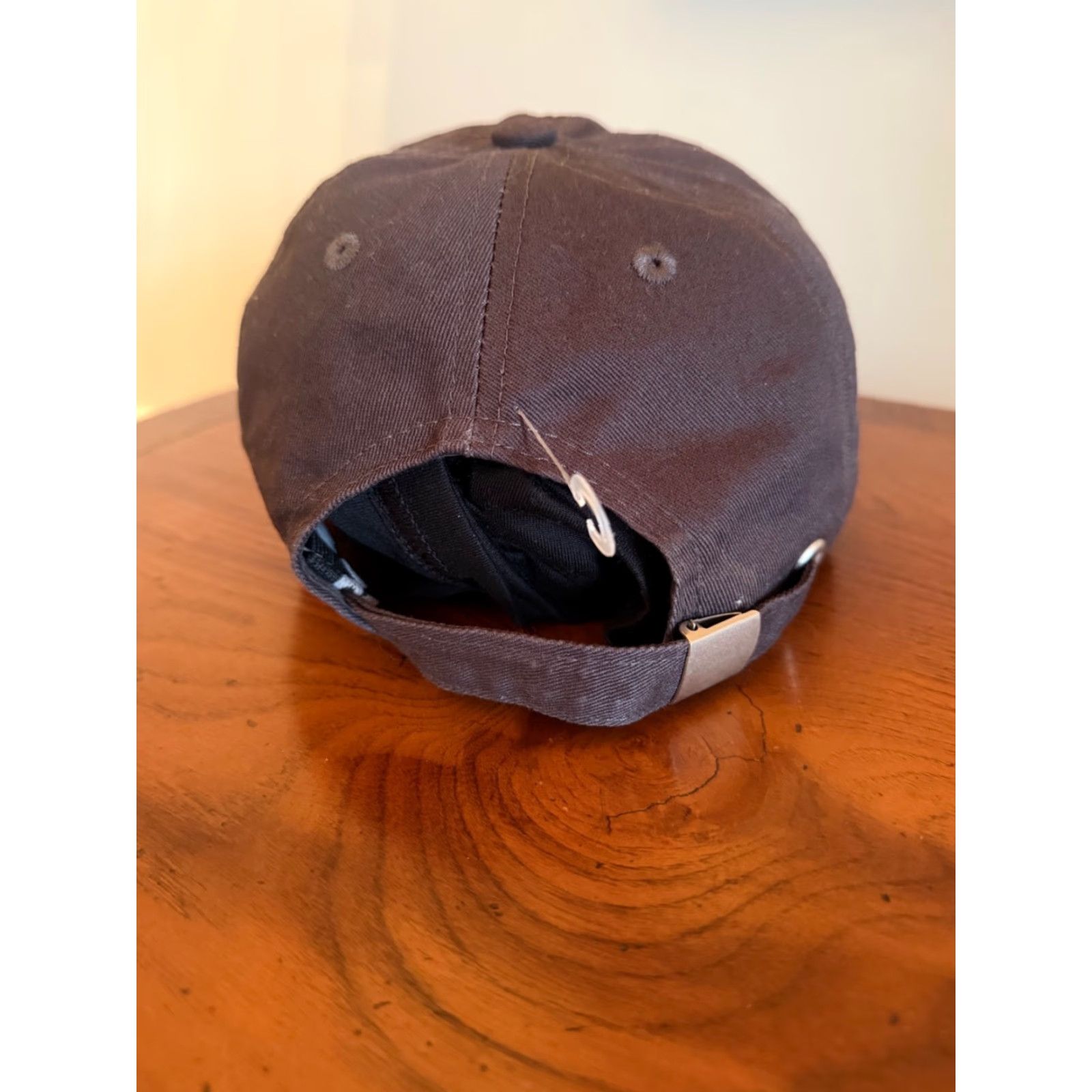 Logo 7 KISS Music Band Logo Patch Adjustable Baseball Cap Grey Hat Mens Carded One Size Black Color Accent Size ONE SIZE - 4 Thumbnail
