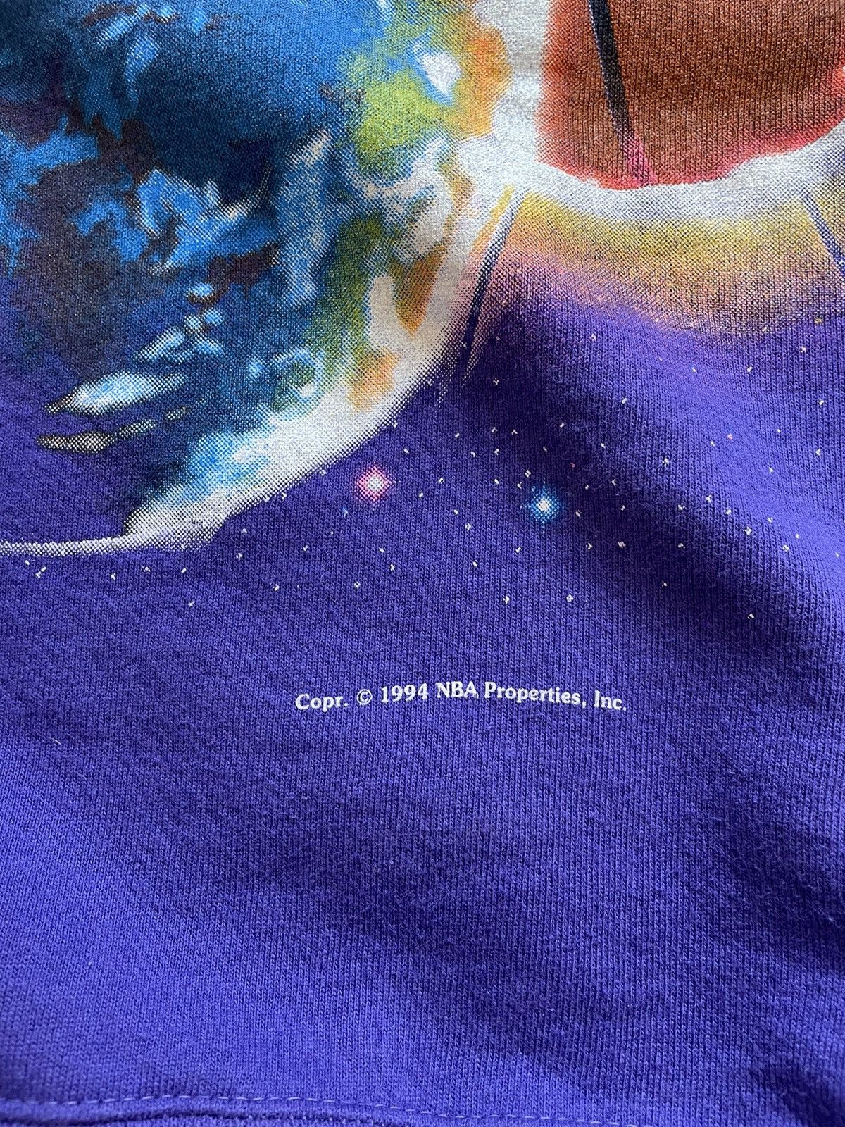 Nutmeg Phoenix Suns Nutmeg Mills Vintage 90s NBA Space Sweatshirt M Size US M / EU 48-50 / 2 - 7 Thumbnail