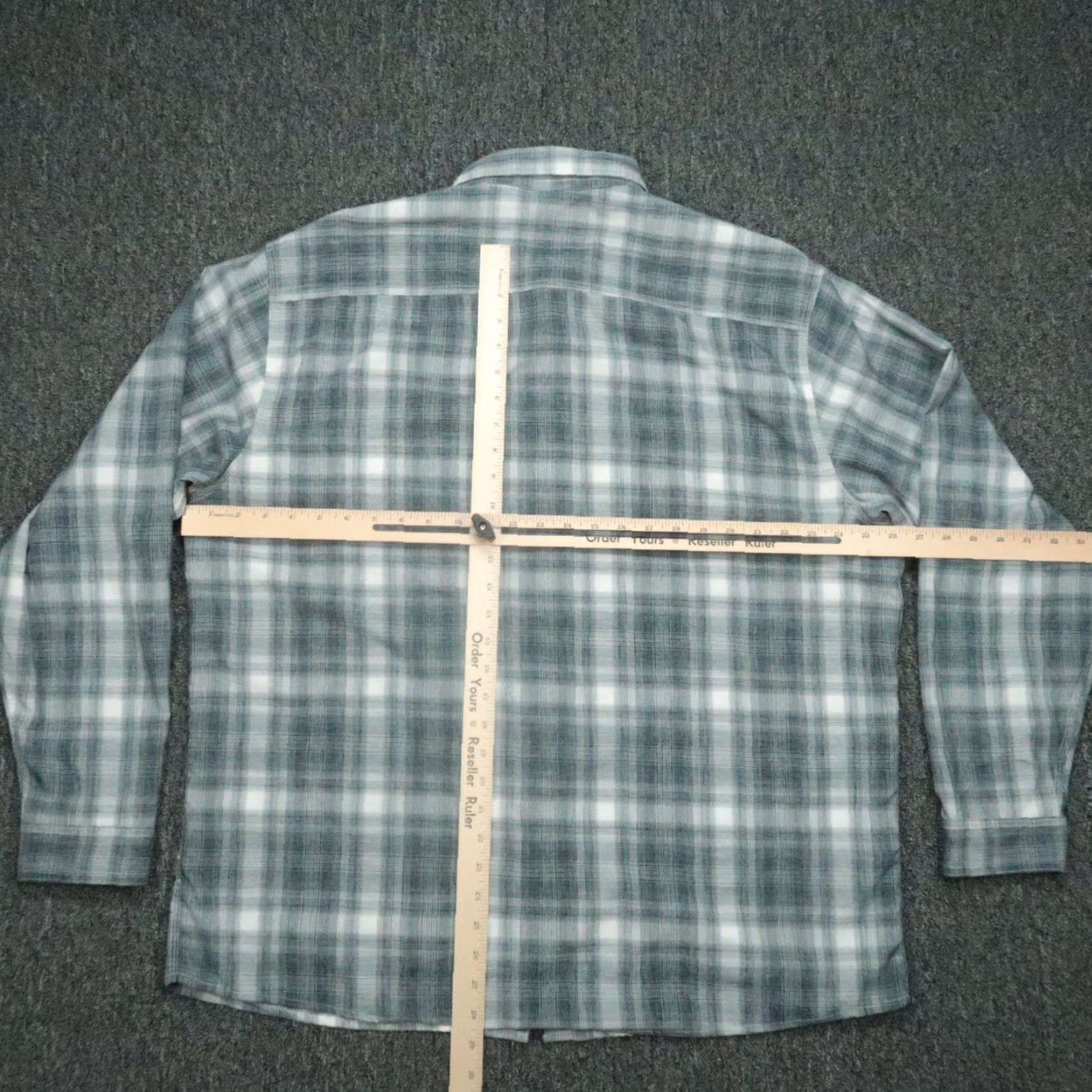 Orvis Orvis Shirt Men Extra Large Gray White Plaid Fishing Long Sleeve Button Size US XL / EU 56 / 4 - 5 Thumbnail