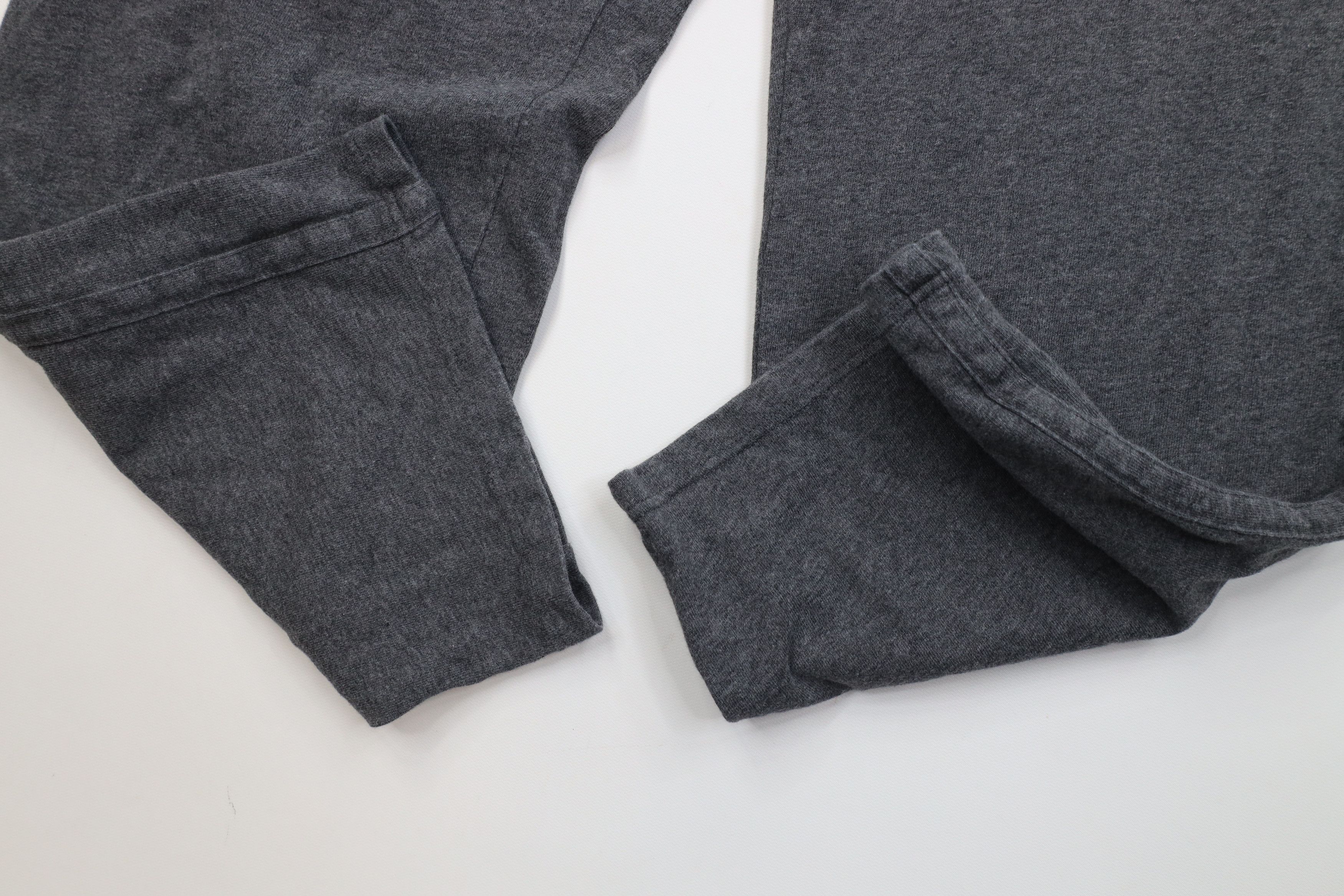 Nike Vintage Y2K Nike Scott Mini Swoosh Wide Leg Sweatpants Gray Size US 38 / EU 54 - 6 Thumbnail