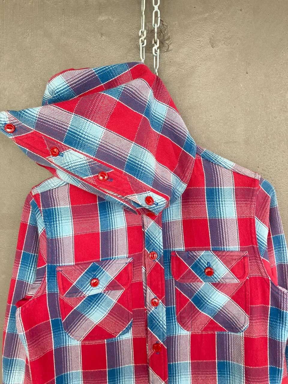 Bape Bape Flannel Check Hoodie Size US S / EU 44-46 / 1 - 4 Thumbnail
