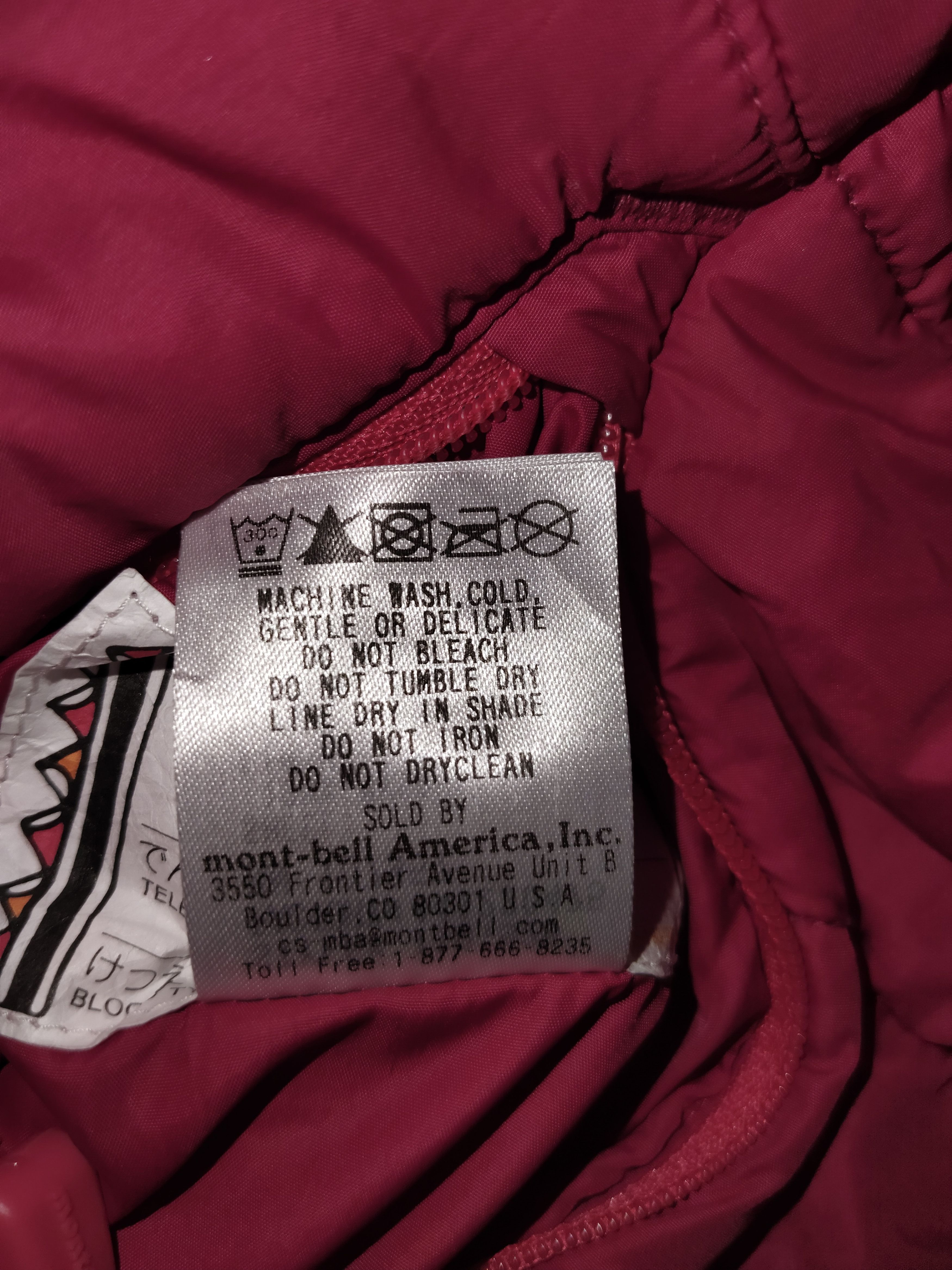 Montbell MONT-BELL KIDS Riversible Puffer Jacket Size US XS / EU 42 / 0 - 14 Thumbnail
