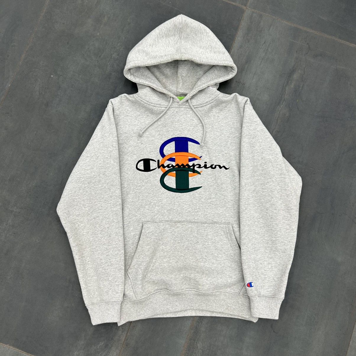 Champion × Supreme #66301 Supreme X Champion Hoodie (Grey) | Grailed 