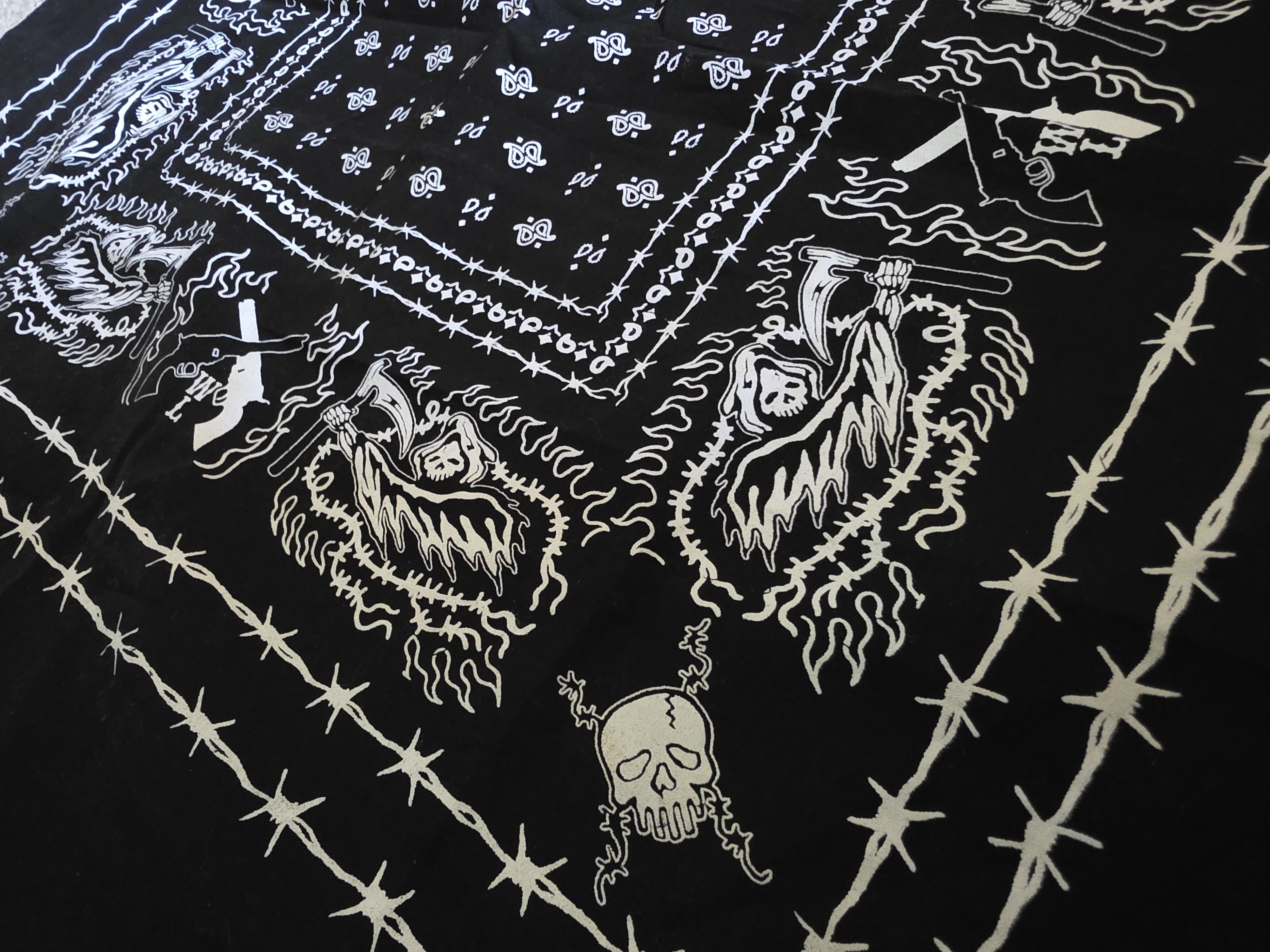 Warren Lotas Black Bandana Size ONE SIZE - 2 Thumbnail