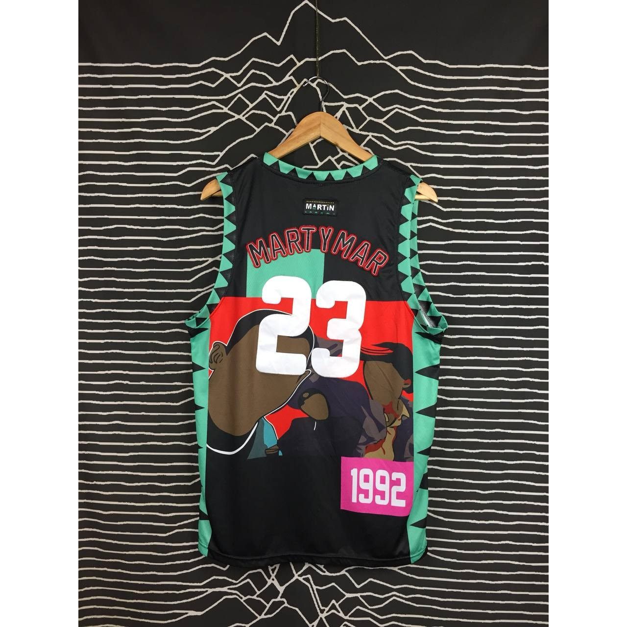 Vintage Martin Payne 90s TV Show Marty Mar #23 Basketball Jersey Size US M / EU 48-50 / 2 - 5 Thumbnail