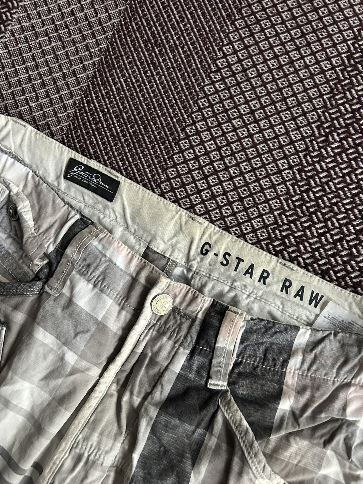 G-Star G-star Raw Denim FB Rovic Belt Loose 1/2 Shorts Streetwear Size US 31 - 7 Thumbnail