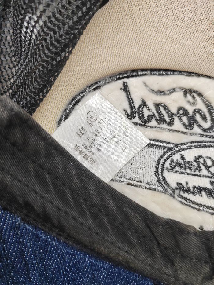 Japanese Brand Vintage West Coast Three State California Denim Trucker Hat Size ONE SIZE - 5 Thumbnail