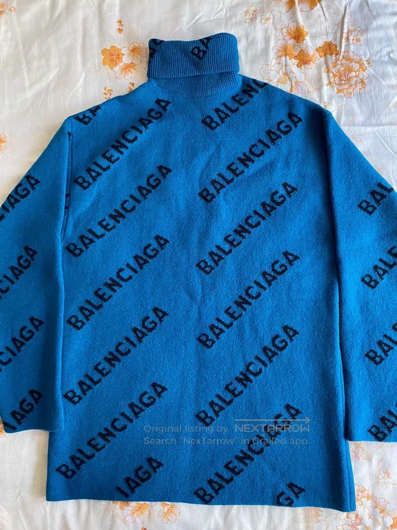 Balenciaga Balenciaga High-neck sweater Size US S / EU 44-46 / 1 - 3 Thumbnail