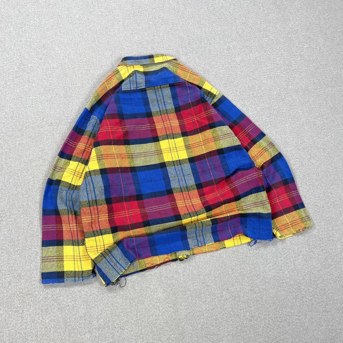 Flannel VINTAGE CROPPED FLANNEL SHIRT DISTRESSED BOXY Size US S / EU 44-46 / 1 - 8 Thumbnail