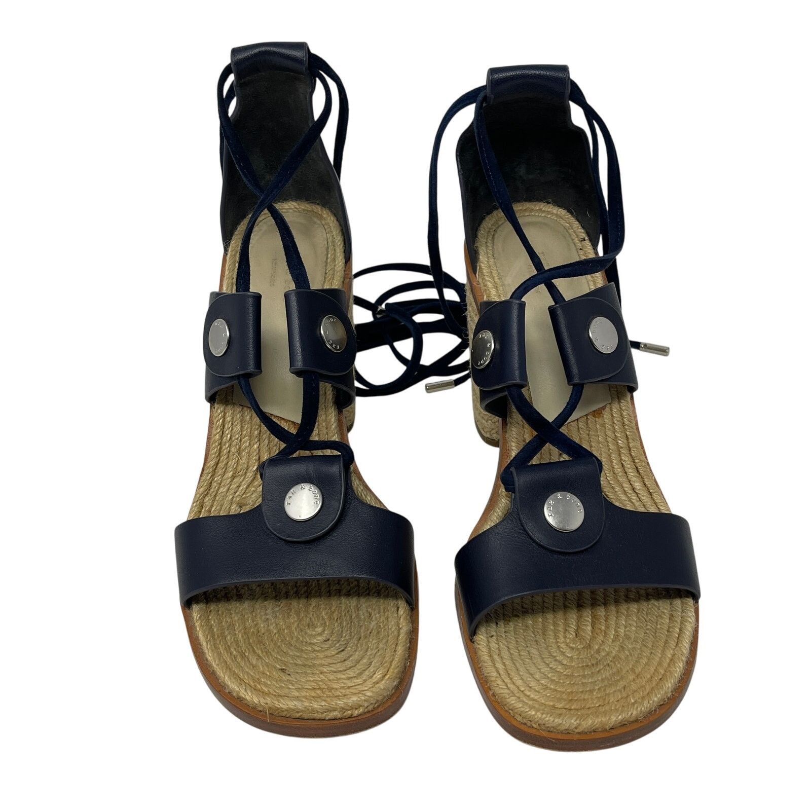 Rag & Bone Rag & Bone Eden Gladiator Sandals in Navy Size 37.5 Size US 7.5 / IT 37.5 - 4 Thumbnail