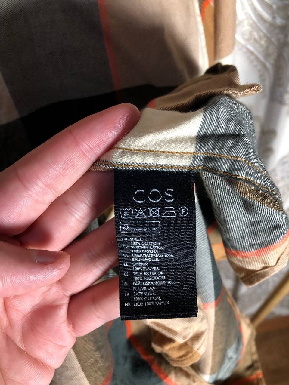 Cos VINTAGE COS FLANNEL CLASSIC SHIRT ITALIAN DESIGNER DELUX Y2K Size US S / EU 44-46 / 1 - 5 Thumbnail