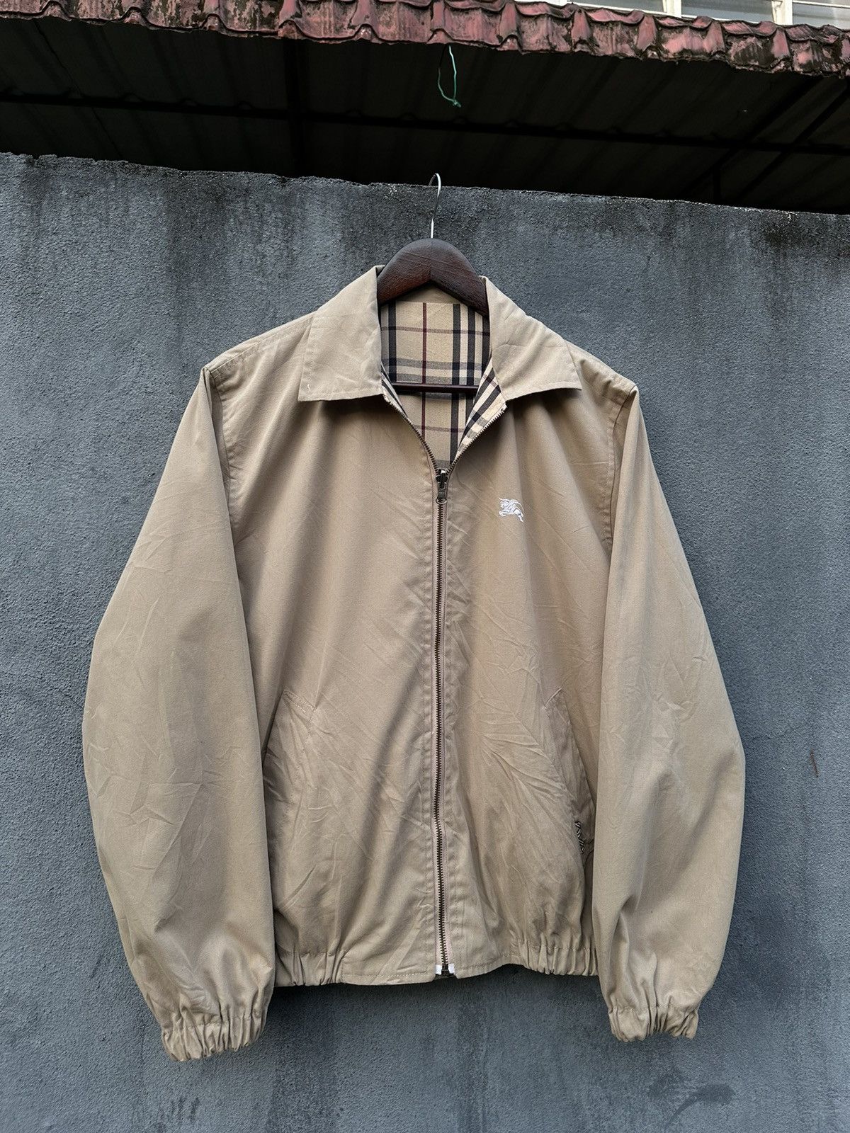 Burberry Vintage Burberry London Novacheck Reversible Bomber Jacket Size US M / EU 48-50 / 2 - 10 Thumbnail