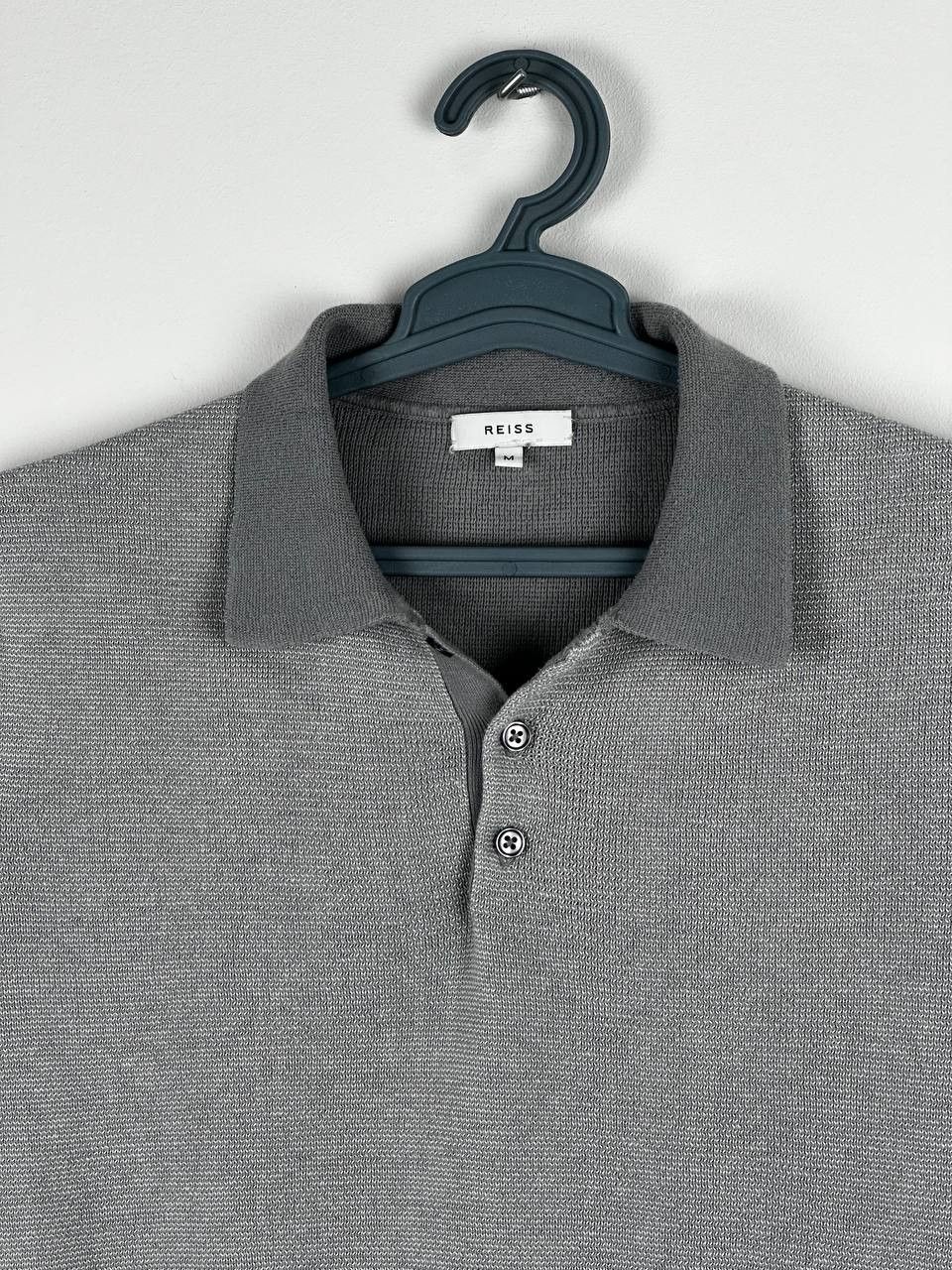 Reiss Reiss OE Tisley Textured Knitted Polo Shirt Sweater Size US M / EU 48-50 / 2 - 4 Thumbnail