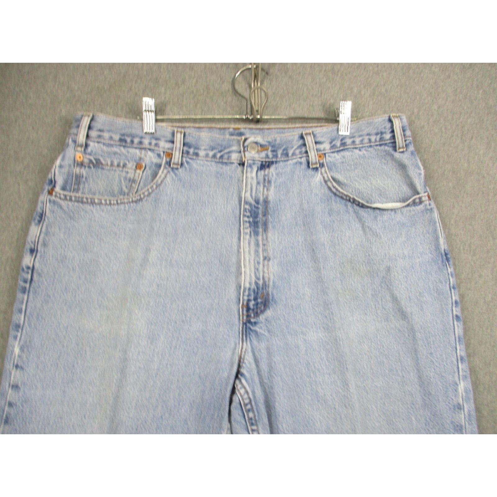 Levi's Levi's 550 Jeans Mens 40x32 Relaxed Denim Tapered Light Blue 90s Classic Waist 40 Inseam 32 Mens Size US 40 / EU 56 - 2 Thumbnail