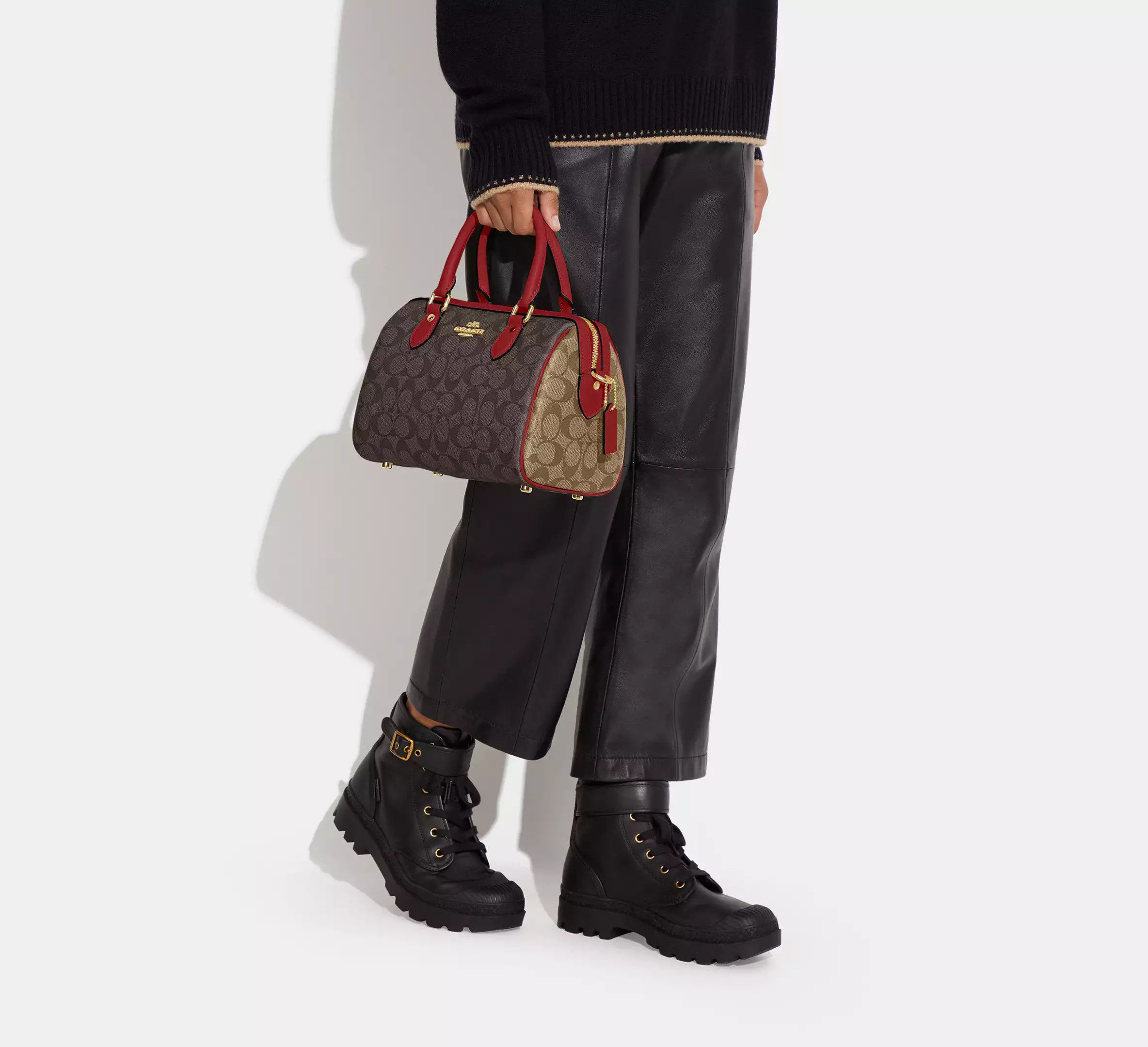 Coach Rowan Satchel Bag In Signature Canvas CH280 Size ONE SIZE - 9 Thumbnail