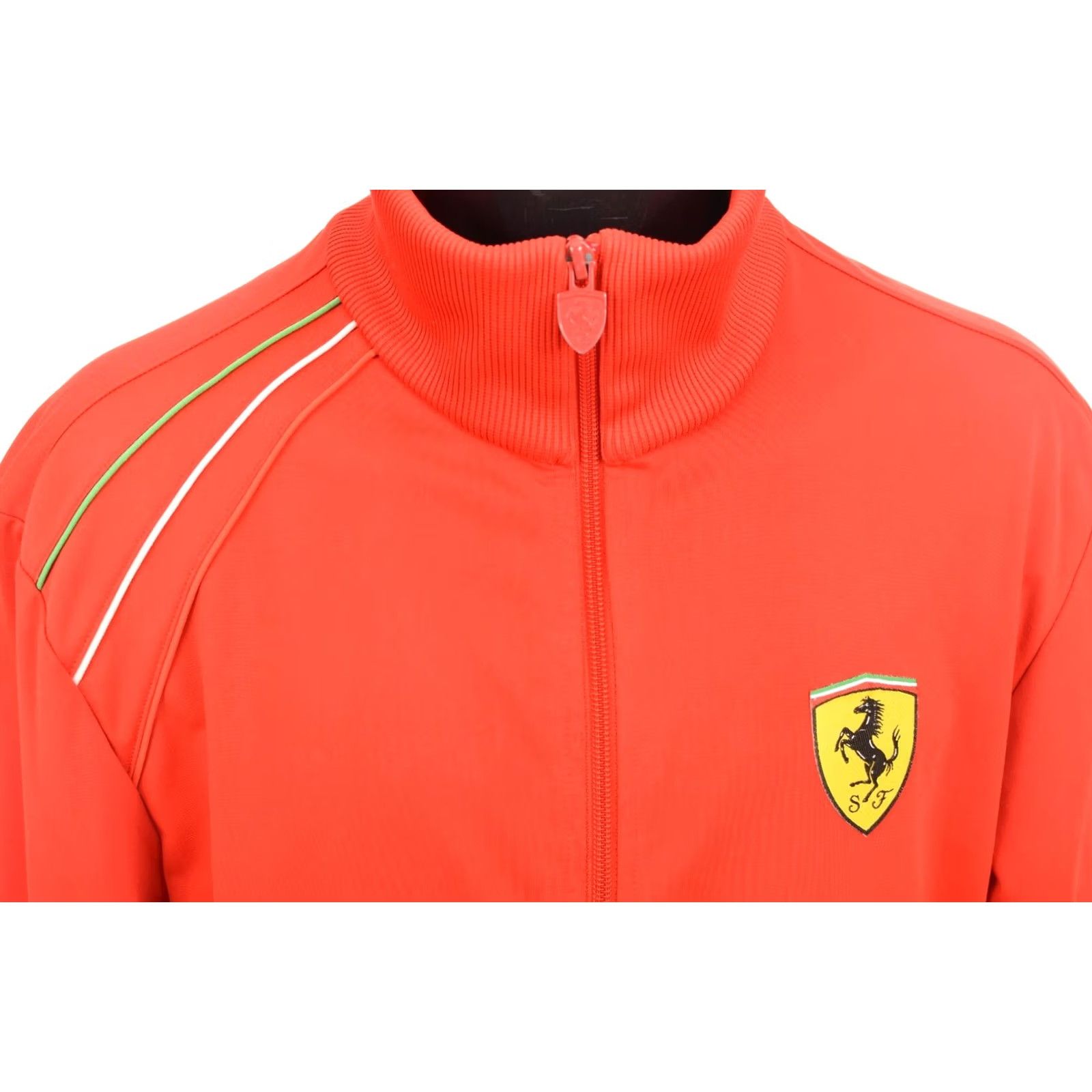 Puma DDP Puma Scuderia Ferrari Red Full-Zip Track Jacket 760930 Size L Mens Jacket Track Red Size US L / EU 52-54 / 3 - 2 Thumbnail