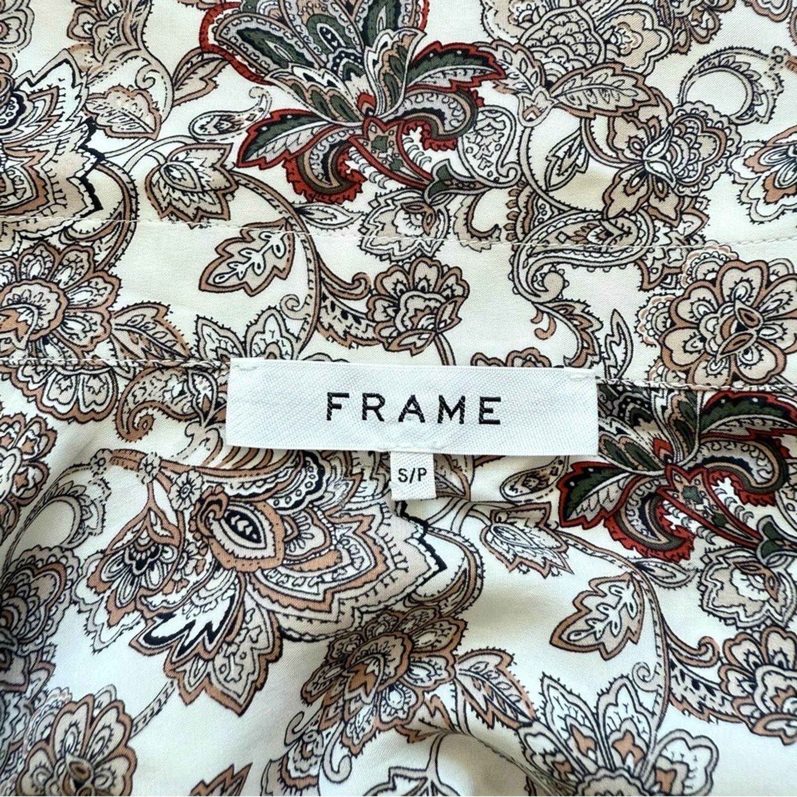 Other NEW!! FRAME silk blouse size S/P Retail 340$ Size S / US 4 / IT 40 - 5 Thumbnail