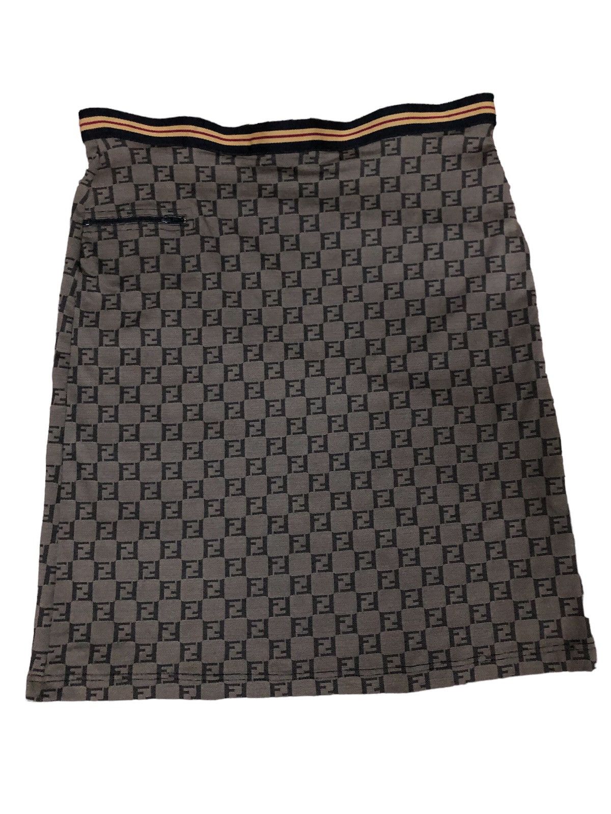 Fendi Fendi Monogram mrs zipper skirt Size 33" - 1 Thumbnail