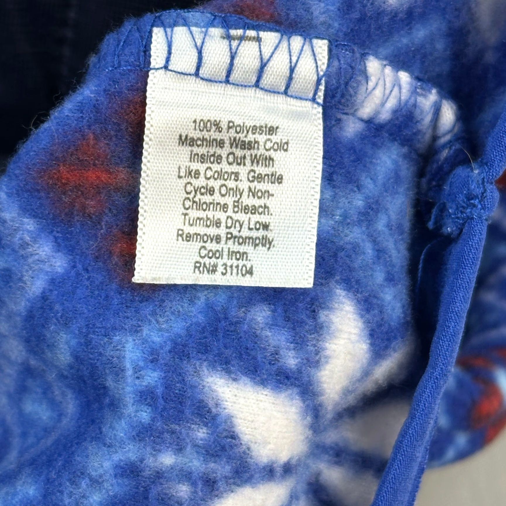 Vintage Crown & Ivy Pullover Mens Large Blue Fleece Nordic Snowflake 1/4 Zip Outdoor Jacket Size US L / EU 52-54 / 3 - 4 Thumbnail