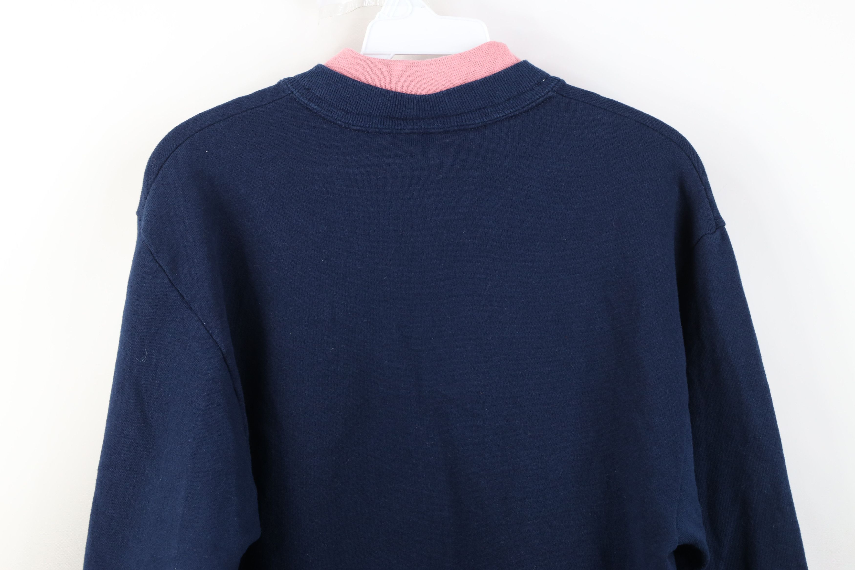 Vintage Vintage 90s Streetwear Nature Fall Sweatshirt Blue USA Size S / US 4 / IT 40 - 13 Thumbnail