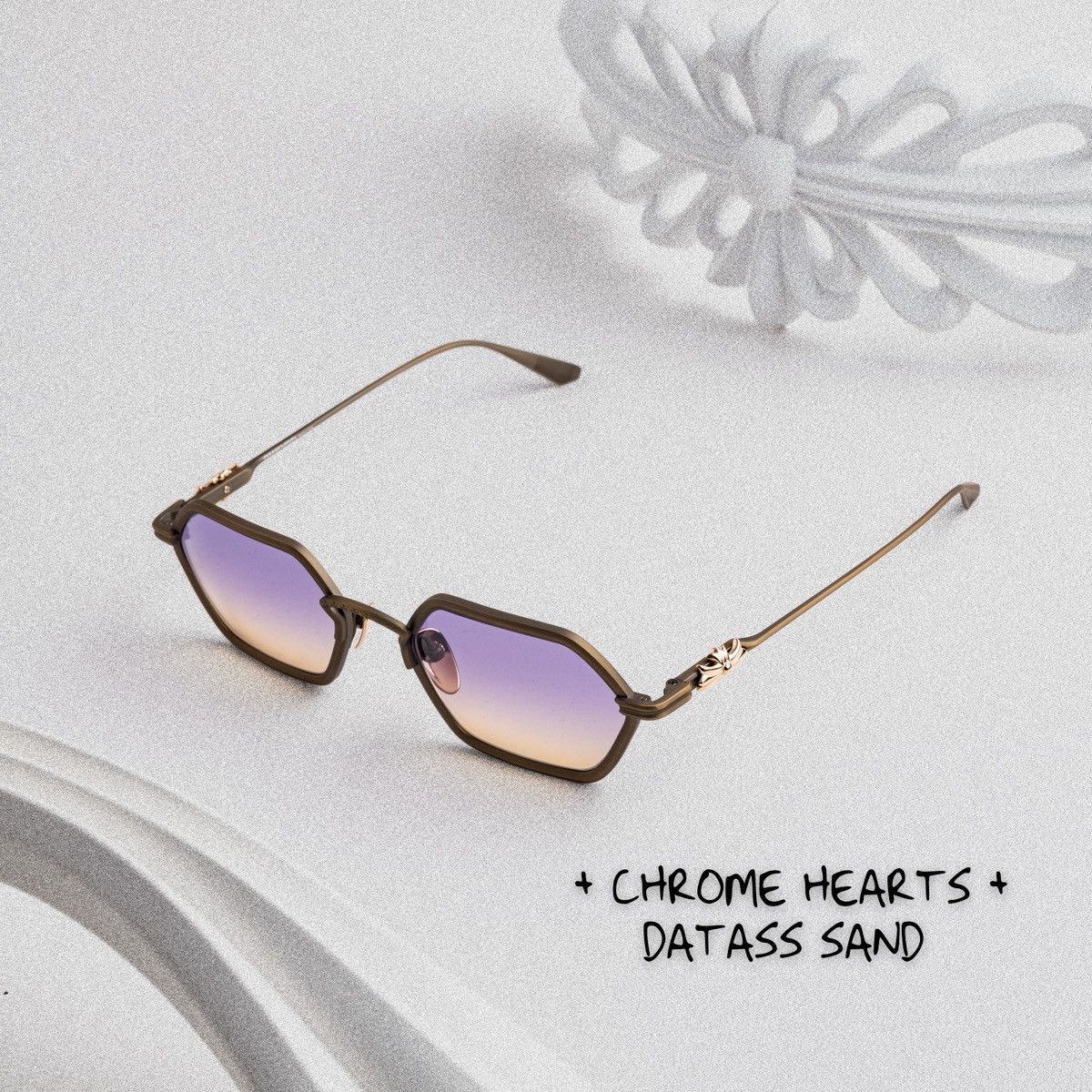 Chrome Hearts CHROME HEARTS DATASS SAND SUNGLASSES Size ONE SIZE - 1 Thumbnail