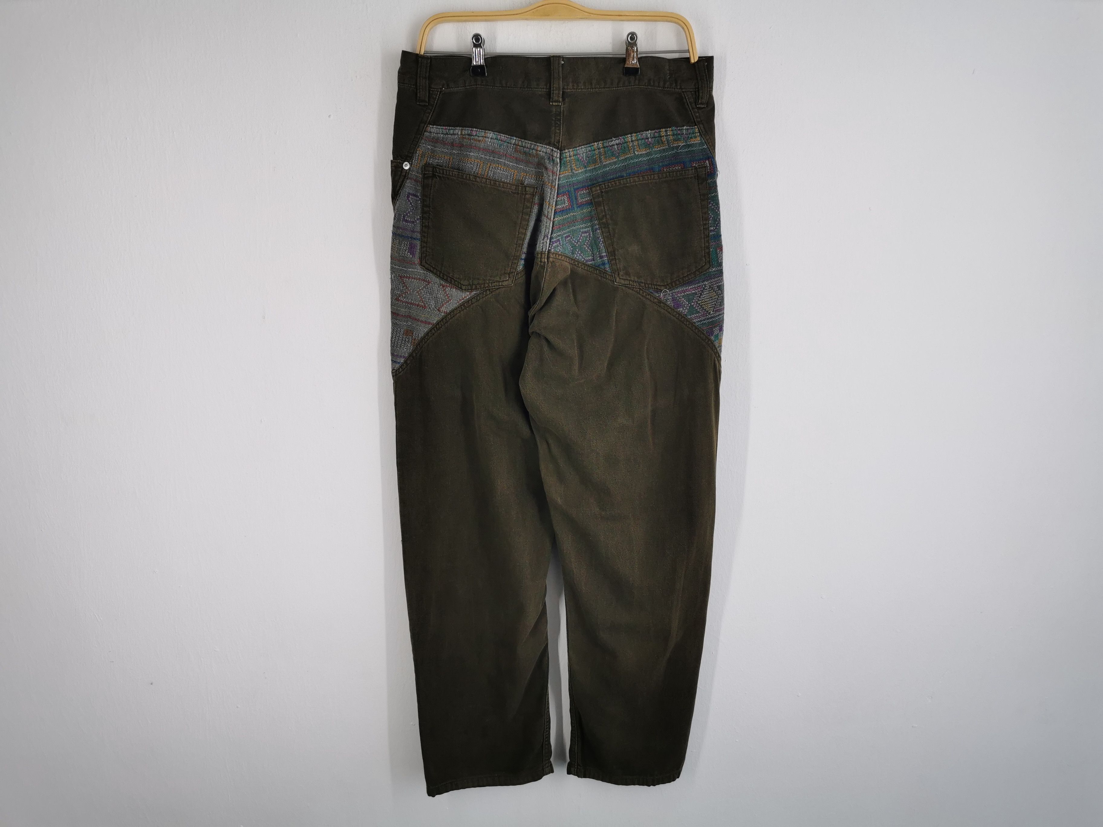 Issey Miyake Vintage 90's Issey Miyake X Final Home Denim Made In Japan Size US 31 - 3 Thumbnail