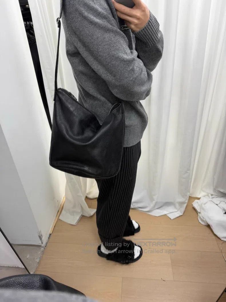 Yohji Yamamoto Yohji Yamamoto Simple leather crossbody bag Size ONE SIZE - 7 Thumbnail