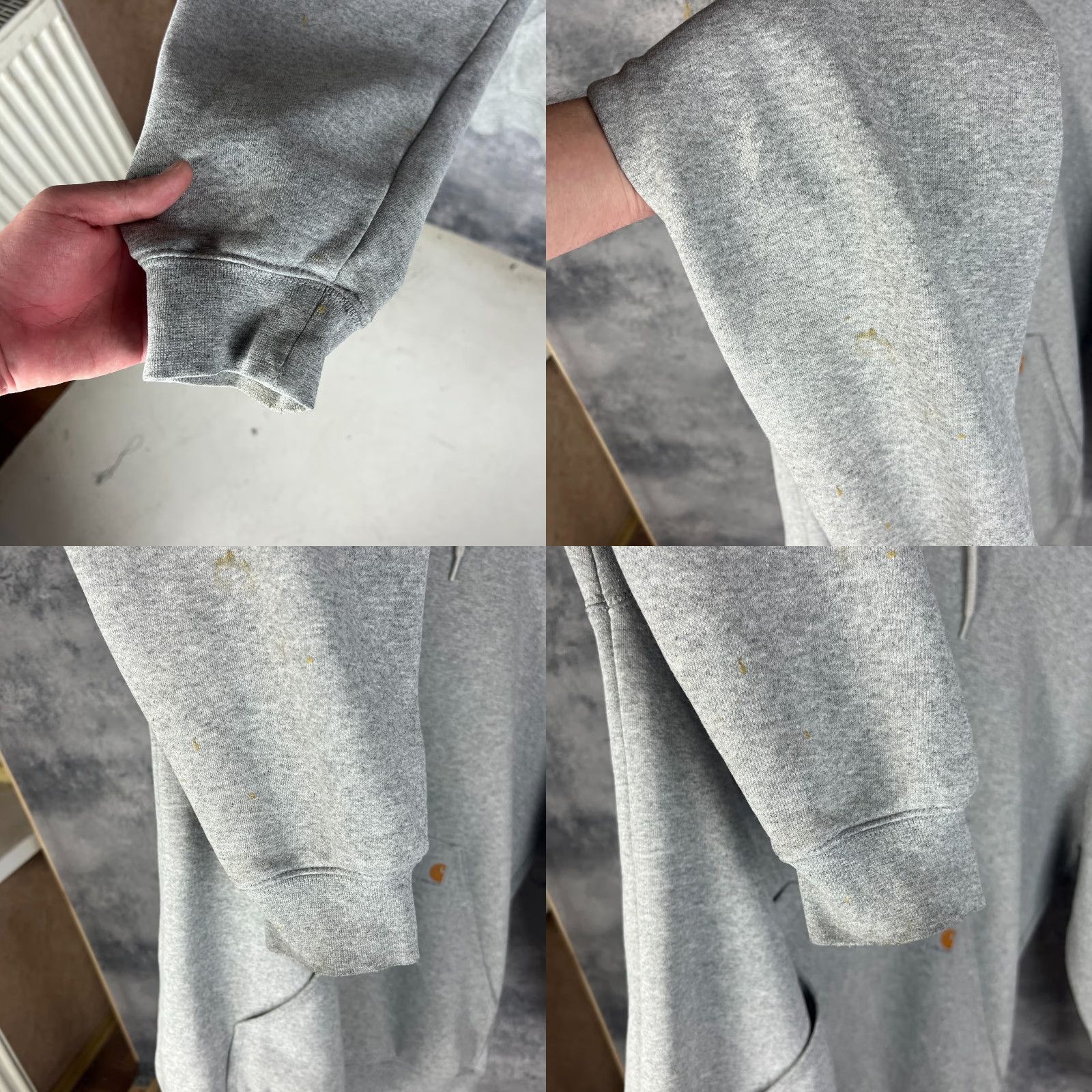 Carhartt Carhartt Hoodie Men Gray Cotton Small Logo Pullover Size L | Workwear Size US L / EU 52-54 / 3 - 9 Thumbnail
