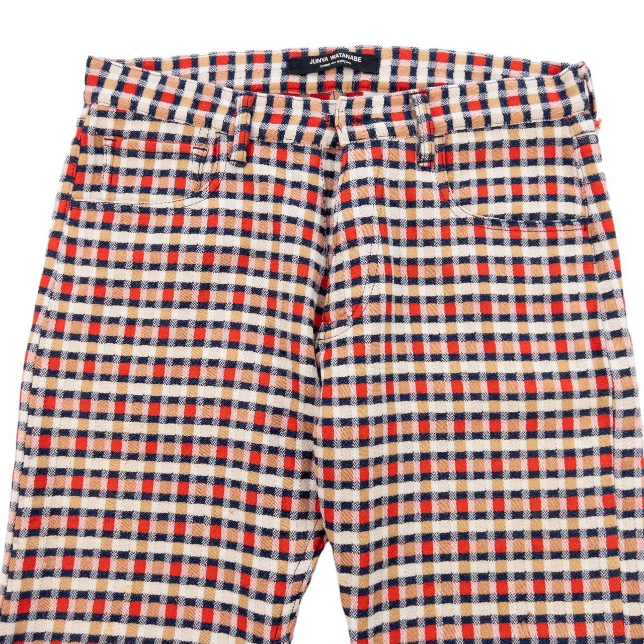 Junya Watanabe Vintage Junya Watanabe Wool Check 3/4 Length Trousers Size M Size US 32 / EU 48 - 5 Thumbnail