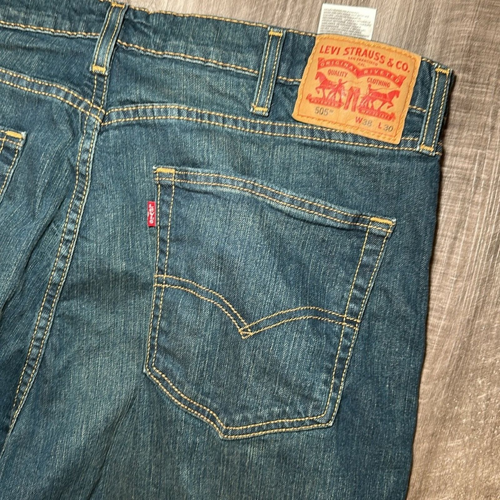 Levi's Levi's 505 Straight Fit Jeans - 38x30 Size US 38 / EU 54 - 5 Thumbnail