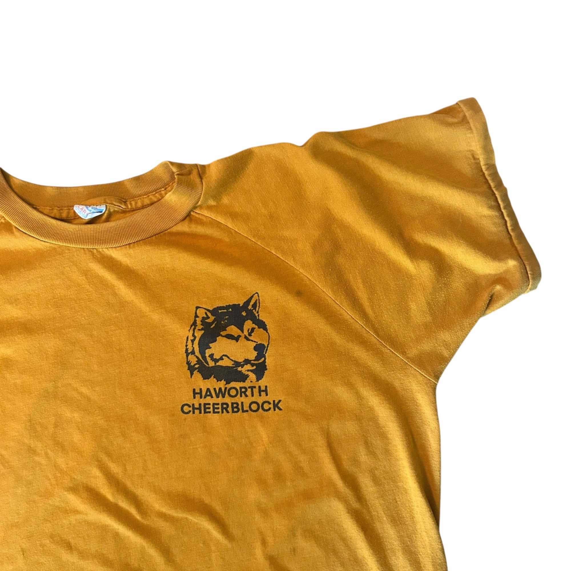 Vintage Vintage Champion Haworth Cheerblock Single Stitch Tee L Size L / US 10 / IT 46 - 2 Thumbnail