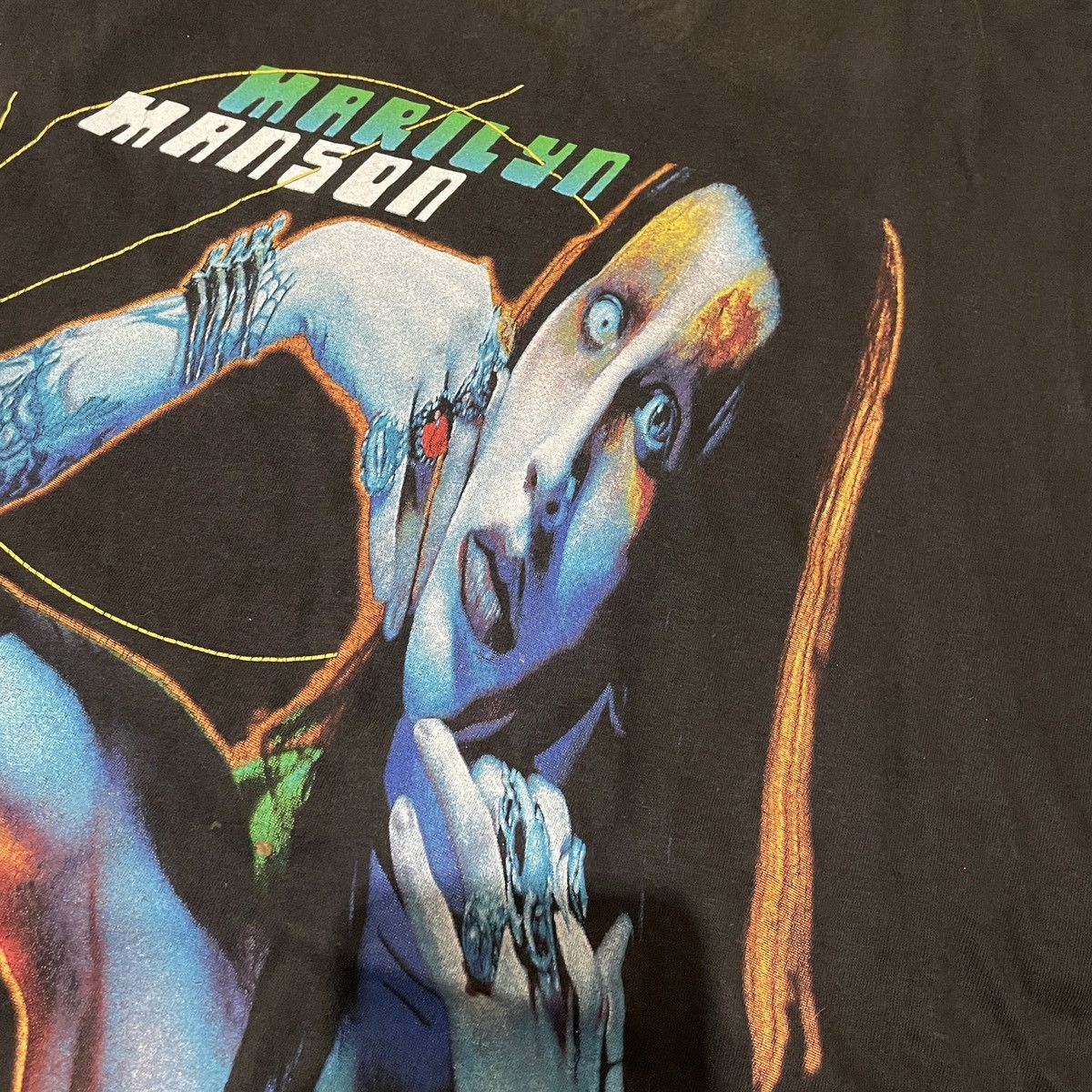 Vintage Vintage 1996 Marilyn Manson 90s Band Tee L fit XL Size US L / EU 52-54 / 3 - 2 Thumbnail
