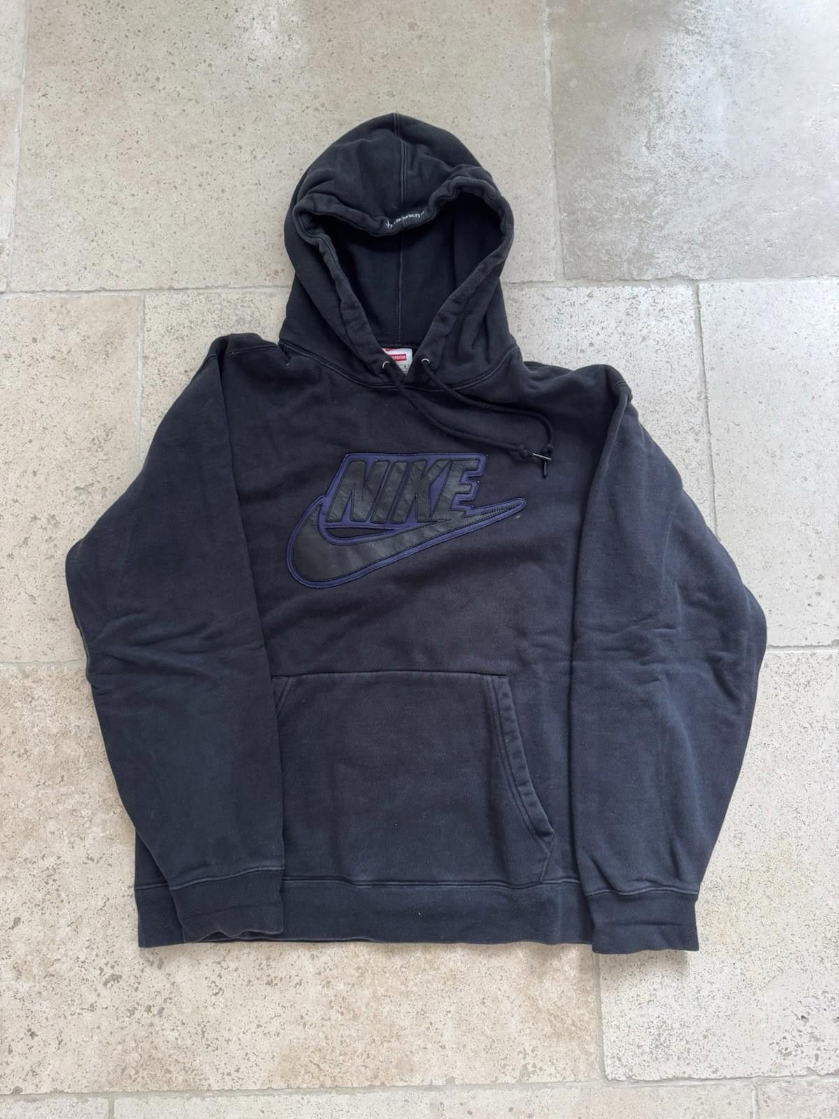 Supreme Supreme Nike Leather Applique Hooded Sweatshirt Medium Size US M / EU 48-50 / 2 - 1 Thumbnail