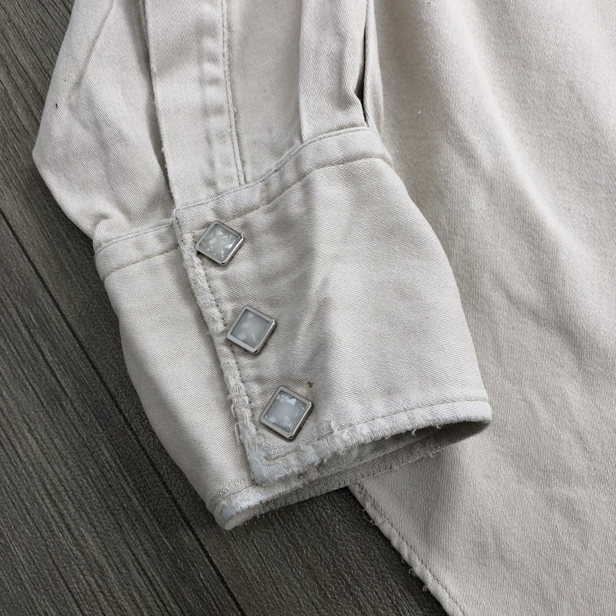 Japanese Brand × Sugar Cane × Toyo Enterprises 1990s Sugar Cane Toyo Enterprise Chambray Western Shirt Size US M / EU 48-50 / 2 - 11 Thumbnail