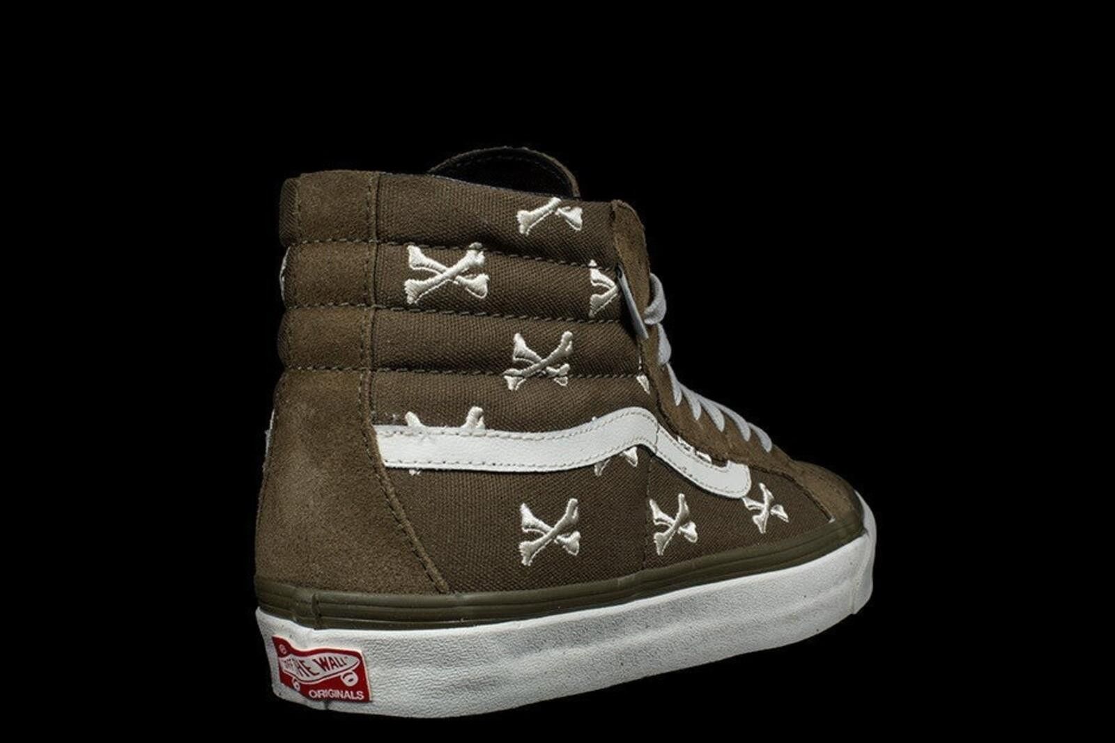 Vans Vans Vault WTAPS OG Sk8-Hi LX Bones Olive Green US12 Size US 12 / EU 45 - 4 Thumbnail