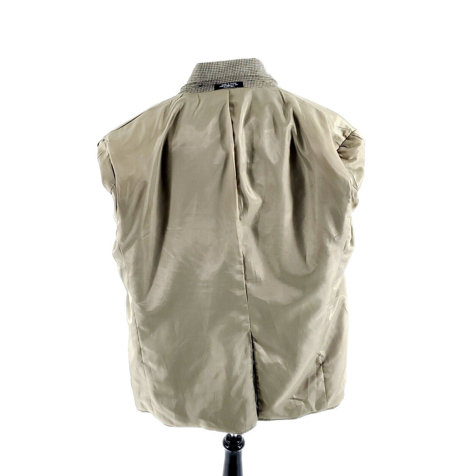 Ralph Lauren Chaps Ralph Lauren Silk Tool 2 Button Sport Coat 48L Blue Br Size 48L - 12 Thumbnail
