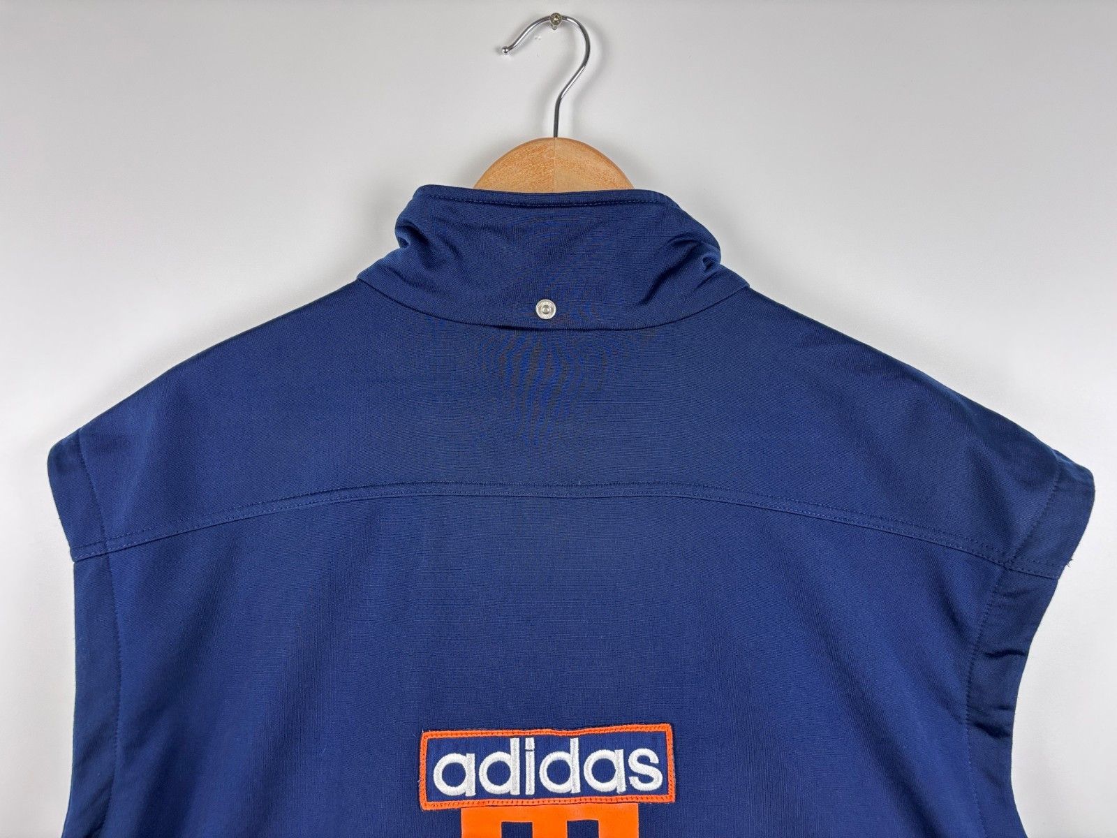 Adidas Vintage 90s Adidas 3 Stripes Track Vest Gilet Jacket Size L Size US L / EU 52-54 / 3 - 5 Thumbnail
