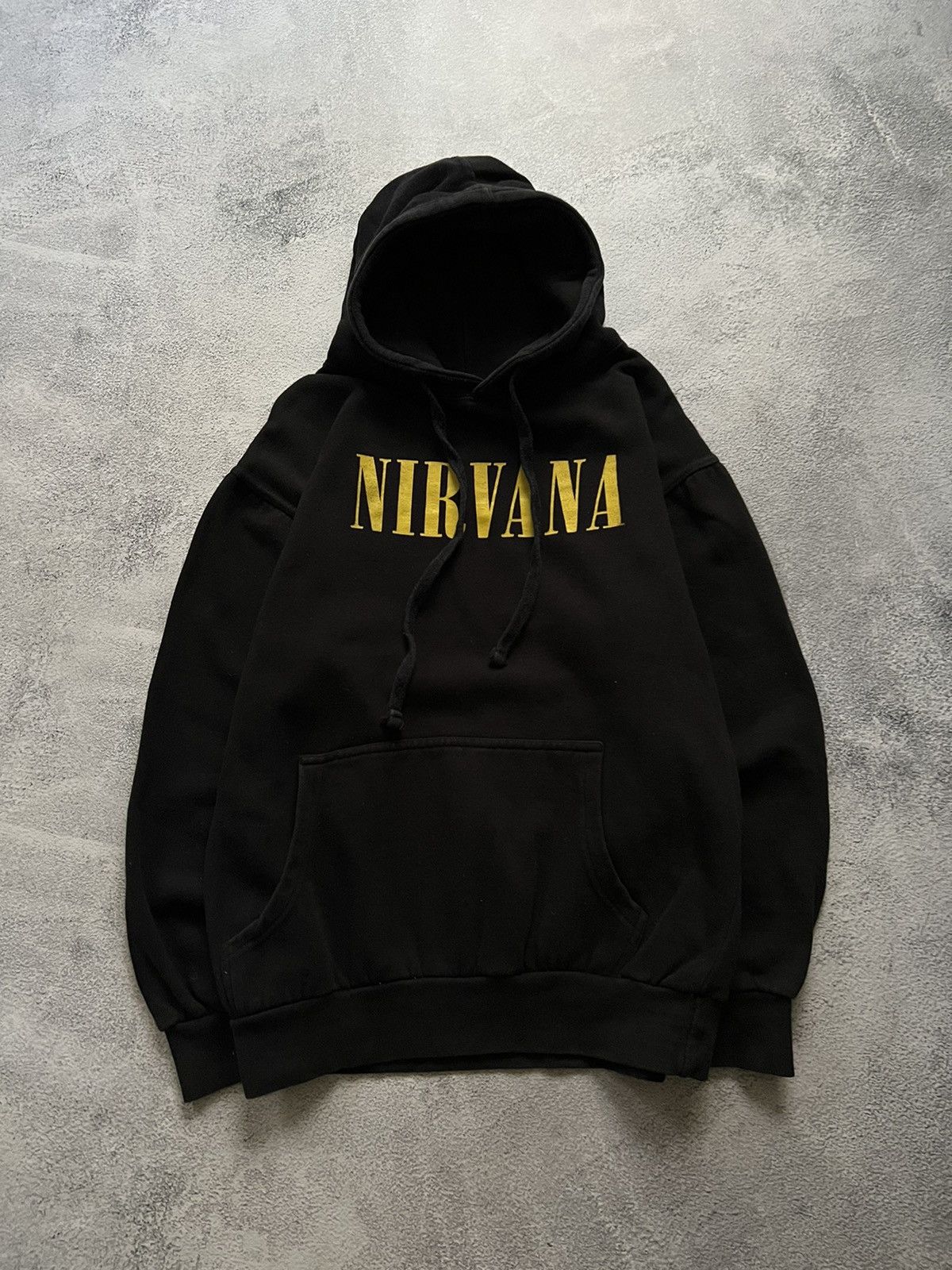 Band Tees × Nirvana × Vintage Vintage Y2k Nirvana Smile Big Logo Hoodie 00’s Size US L / EU 52-54 / 3 - 3 Thumbnail