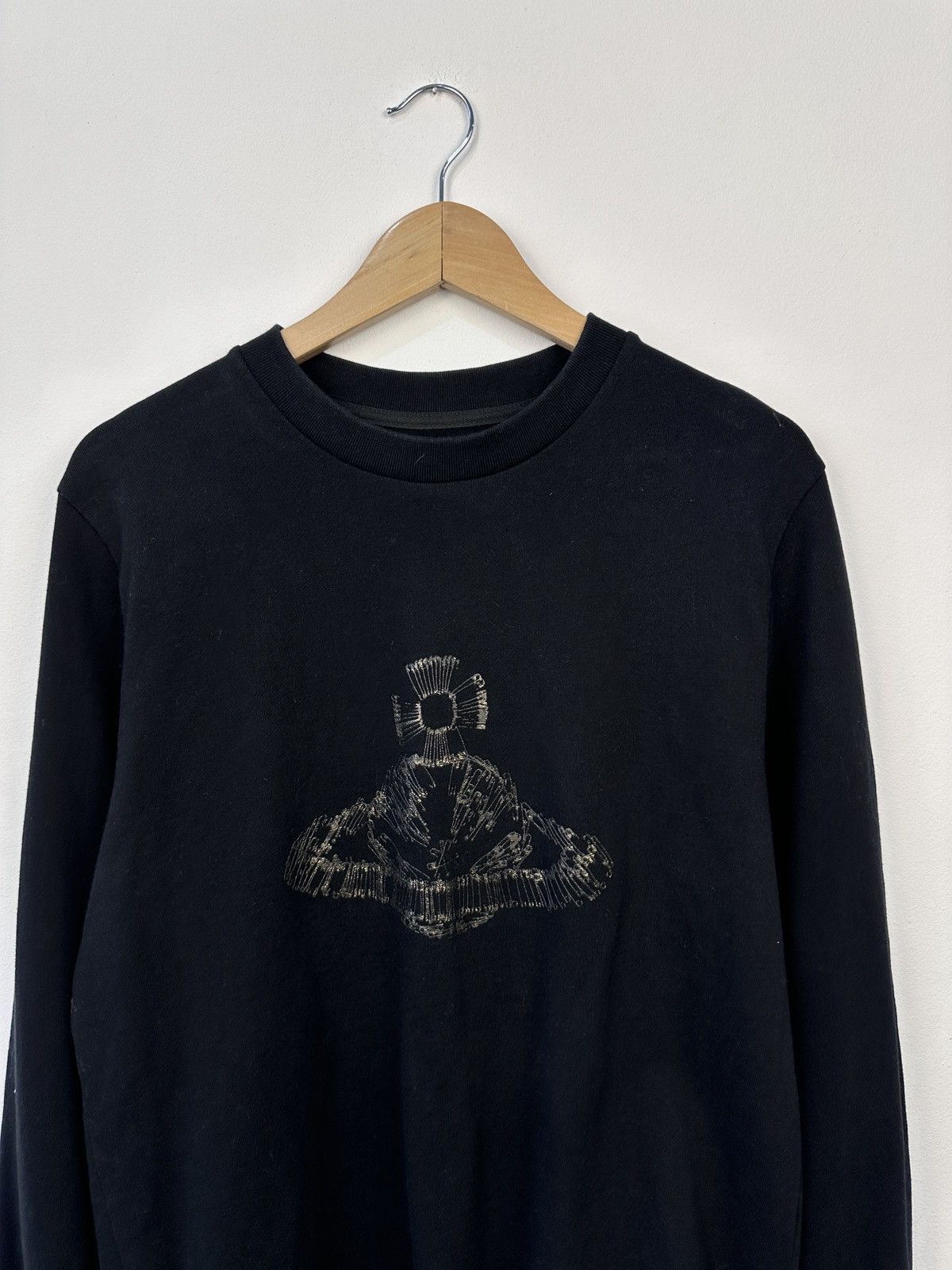 Vivienne Westwood Vivienne Westwood MAN Black Sweatshirt Orb Logo Size L Size US L / EU 52-54 / 3 - 5 Thumbnail
